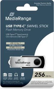 MediaRange USB Type-C Memory Drive 256GB, USB-C, USB 3.2 Gen 1×1