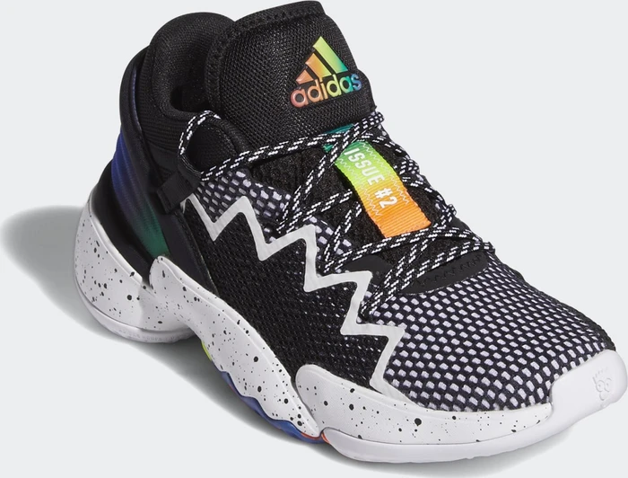 adidas D.O.N. Issue #2 core black/cloud white/solar red (Junior)