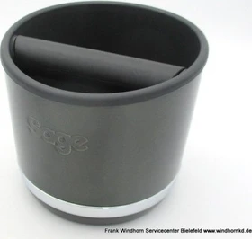 Sage the Knock Box 10 Abklopfbehälter edelstahl schwarz