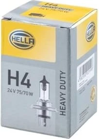 Hella Standard Halogen 24V H4 75/70W, 1er-Pack