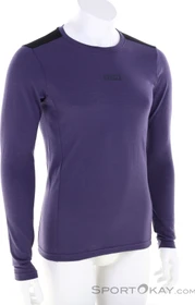 ION MTB Base Merino Trikot langarm dark purple (Herren)