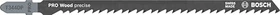 Bosch Professional T344DP HCS Precision for Wood Stichsägeblatt 6TPI, 152mm, 2 Stück