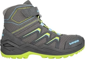 Lowa Maddox Warm GTX Mid graphit/limone (Junior)
