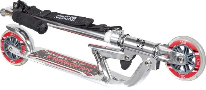 Hudora Big Wheel 125 Scooter silber