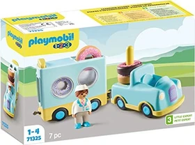 playmobil 1.2.3 Verrückter Donut Truck mit Stapel- und Sortierfunktion