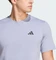 adidas Train Essentials Feelready Laufshirt kurzarm silver violet/black (Herren) Vorschaubild