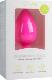 EasyToys Diamond Analplug groß pink