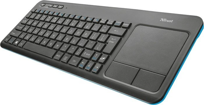 Trust Veza wireless Touchpad Keyboard, USB, DE