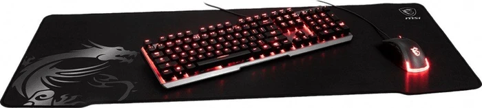 MSI Agility GD70 Gaming Mousepad XL, schwarz