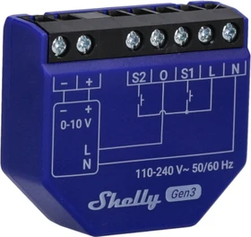 Shelly Plus 0/1-10V PM Gen3 Dimmer, Unterputz, Dimmaktor