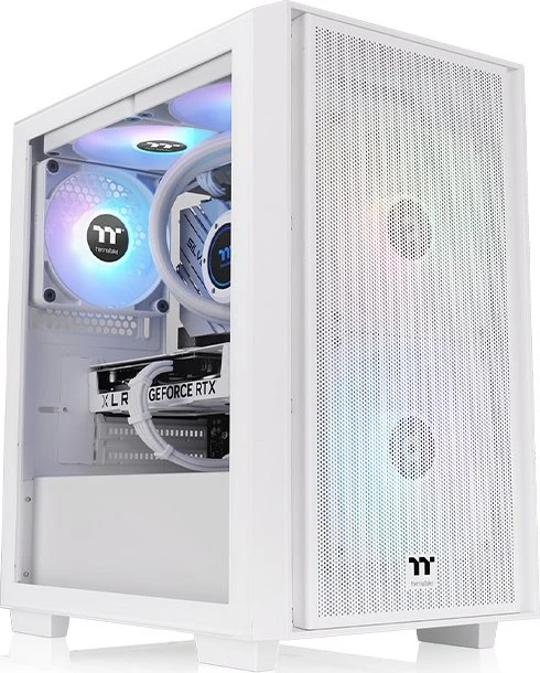 Thermaltake Versa H16 TG ARGB Snow, weiß, Glasfenster