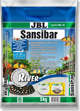 JBL Sansibar RIVER Bodengrund für Süßwasser und Meerwasser-Aquarien, 5kg