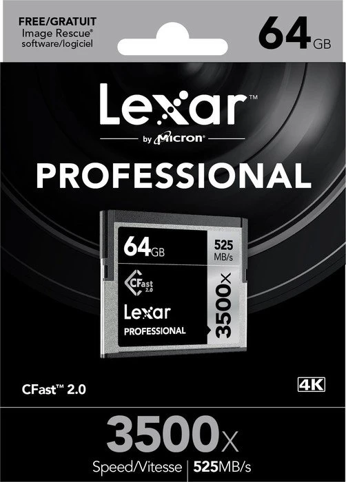 Lexar Professional 3500x R525/W445 64GB