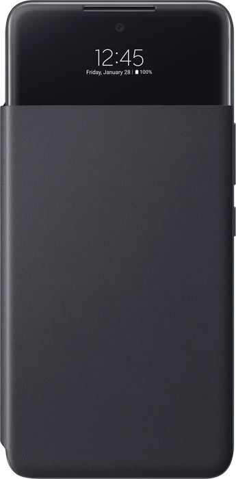 Samsung S-View Wallet Cover für Galaxy A53 5G schwarz