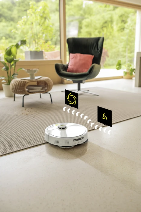 Kärcher RVM 4 Comfort Extra Saug-/Wischroboter inkl. Absaug-/Reinigungsstation
