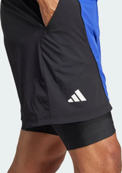 adidas Tennis 2-in-1 Shorts lucid blue/black (Herren)