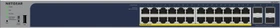 Netgear ProSAFE GS700 Rackmount Gigabit Smart Switch, 24x RJ-45, 4x SFP, 190W PoE+ (GS728TP-300)