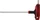 KS Tools T-Griff Innensechskant Schraubendreher, 6x205mm (151.8135)