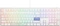 Ducky One 3 PBT, LEDs RGB, Pure White, MX SPEED RGB Silver, USB, US Vorschaubild