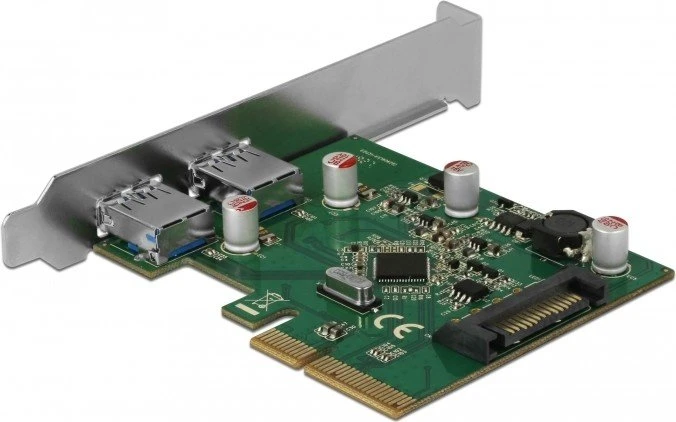 DeLOCK 2x USB-A 3.1, PCIe 3.0 x4