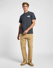 Lee Workwear Relaxed Graphic T-Shirt kurzarm washed black (Herren)