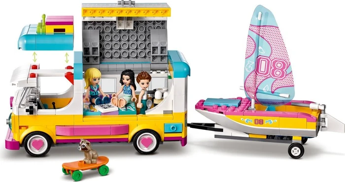 LEGO Friends - Wohnmobil- und Segelbootausflug