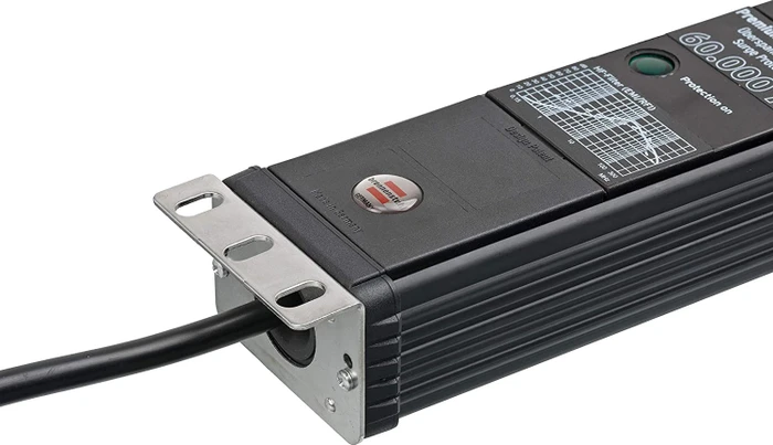 Brennenstuhl Premium-Web-Line V3 19", 2-fach, 230V, schwarz, 3m