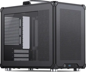 Jonsbo C6 MAX Black, schwarz, Glasfenster (C6MAX)