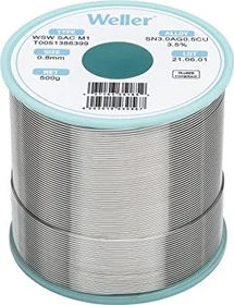Weller WSW SAC M1 Lötzinn 0.8mm, 500g