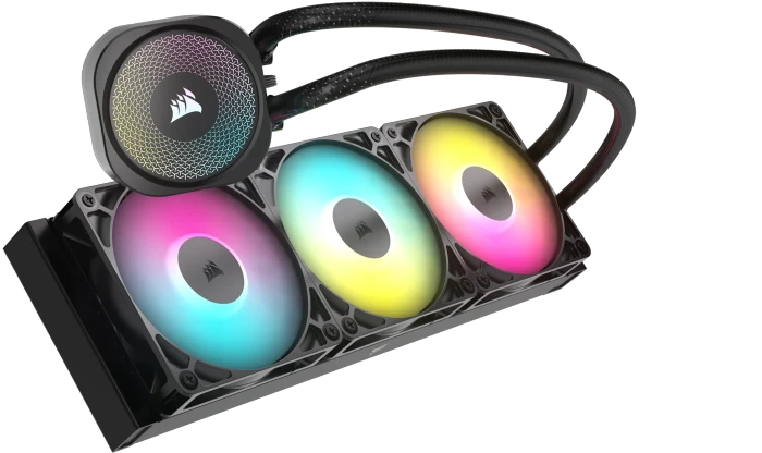 Corsair Nautilus 360 RS ARGB, schwarz