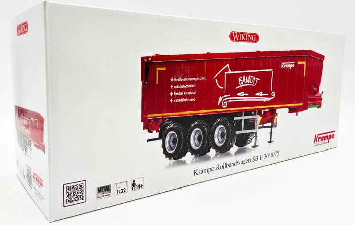 Wiking Krampe Rollbandwagen SB II 30/1070 rot