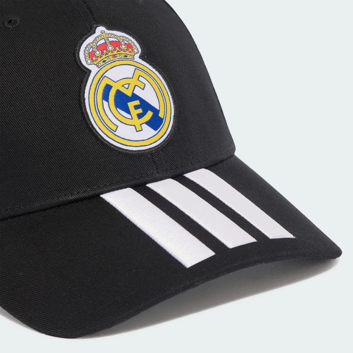 adidas Real Madrid Baseball 2026/2027 Kappe schwarz/weiß (Junior)