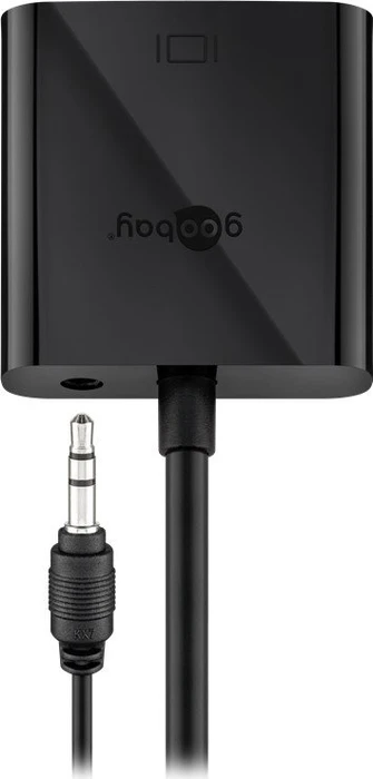 Wentronic Goobay HDMI/VGA und 3.5mm Klinke Adapter schwarz