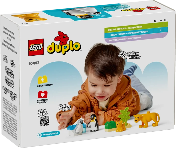 LEGO DUPLO - Wildtier-Familien: Pinguine und Löwen