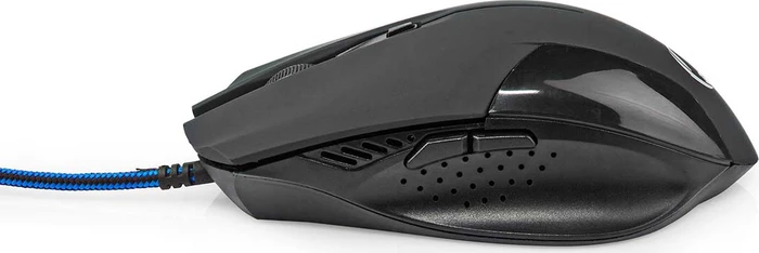 Nedis Gaming Mouse und Mousepad Set, schwarz, USB
