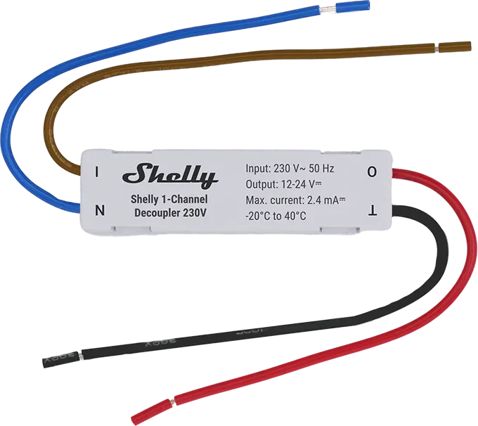Shelly Decoupler 230V 1-Kanal, Entkoppler