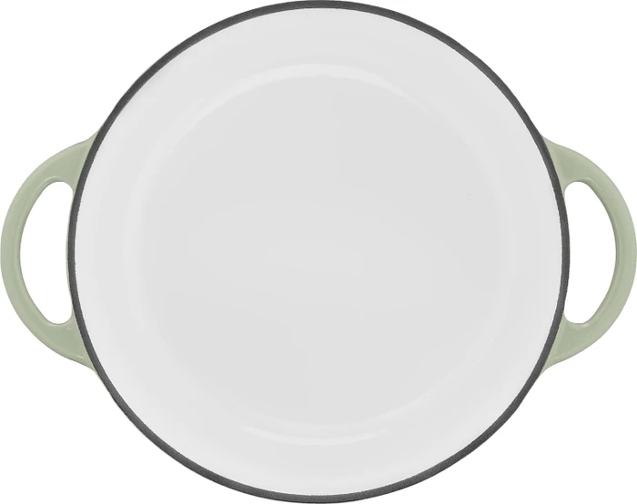 Tefal E25804 Lov Gusseisen Kochtopf Bräter rund 25cm hellgrün
