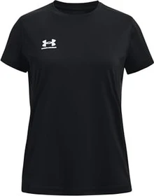 Under Armour Challenger Funktionsshirt kurzarm blue atlantis/high vis yellow (Junior)