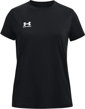 Under Armour Challenger Funktionsshirt kurzarm blue atlantis/high vis yellow (Junior)