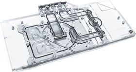Alphacool Eisblock Aurora Acryl GPX-A AMD Radeon RX 6800/6800XT Gaming Trio X mit Backplate