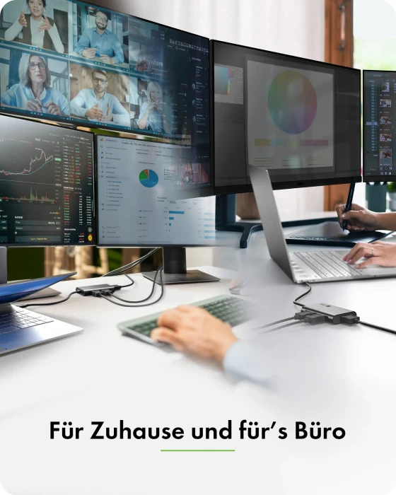 RaidSonic Icy Box IB-AD1030-C, USB-C 3.1 auf 3x HDMI Adapter
