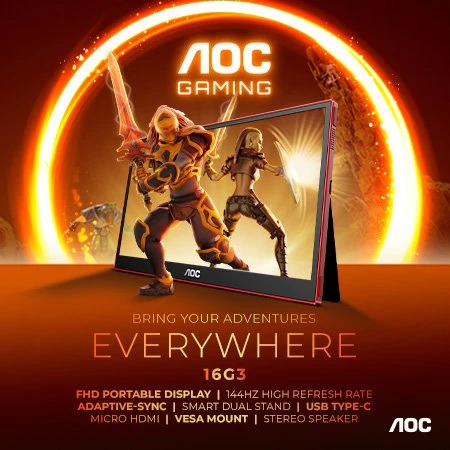 AOC Gaming 16G3, 15.6"