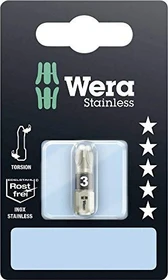 Wera 3855/1 TS SB SiS Pozidriv Bit 1/4", PZ3x25mm, 1 Stück
