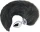 Alive Black & White Fox Tail Analplug M schwarz (71140)