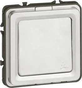 Legrand Soliroc Taster Schließer 1-polig IP55 IK10, grau