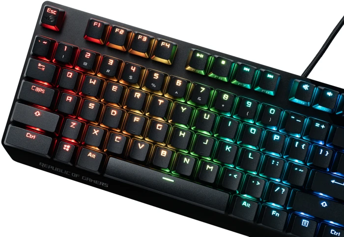 ASUS ROG Keycap Set, Kunststoff (PBT), schwarz, 125 Tasten (105+20)