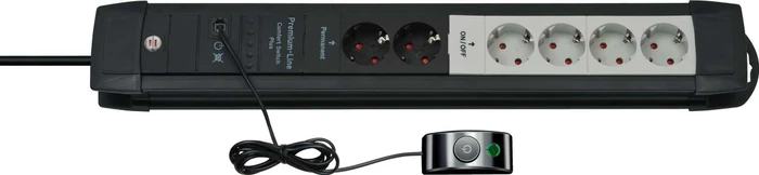 Brennenstuhl Premium-Line Comfort Switch Plus, 6-fach, 3m