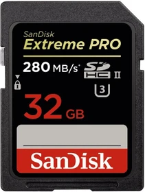 SanDisk Extreme PRO R280/W250 32GB, UHS-II U3