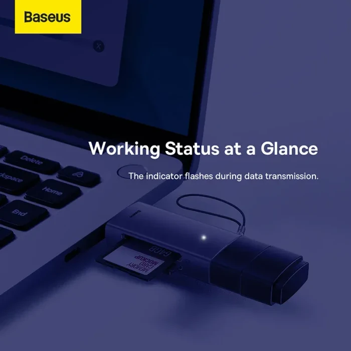 Baseus Lite Series Card Reader, USB-C/USB-A 3.0 [Stecker]