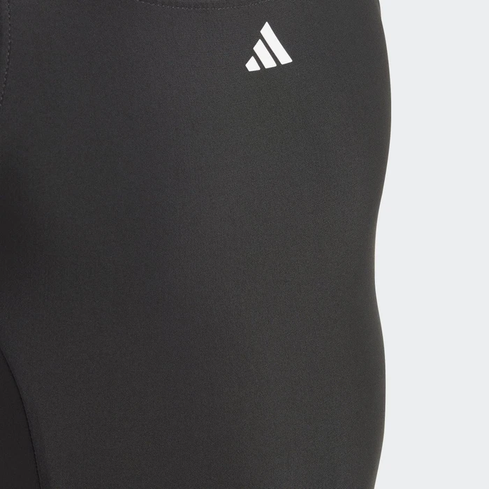adidas Cut 3-Streifen Badeanzug schwarz/weiß (Junior)